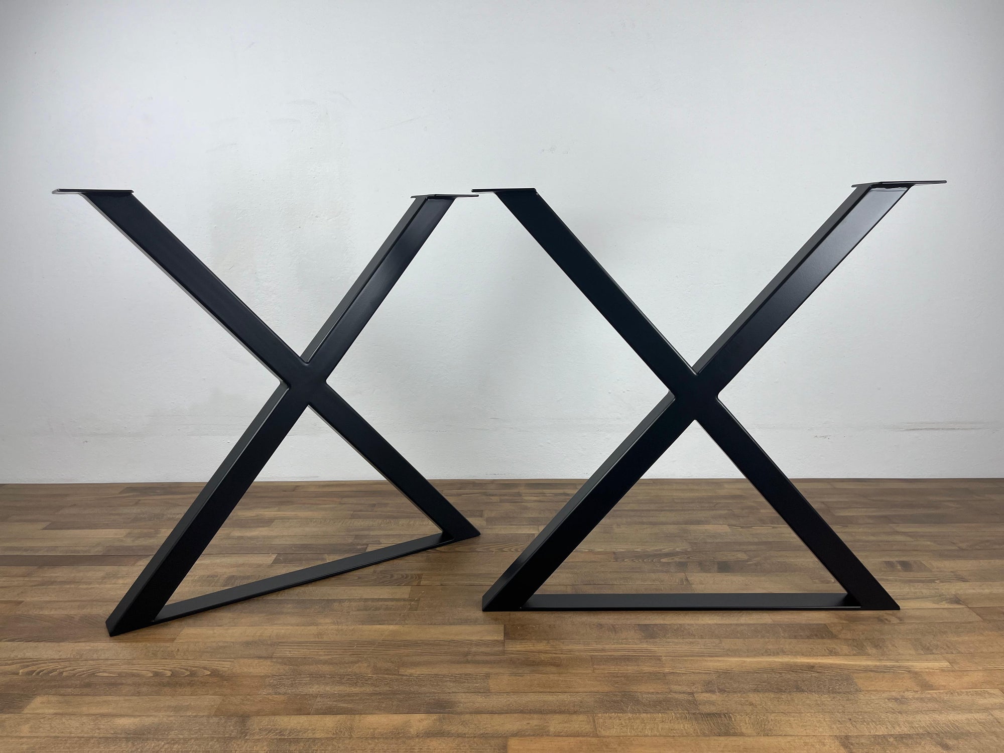 28" X-Frame Steel Table Legs, 28" Base Width, Set(2)