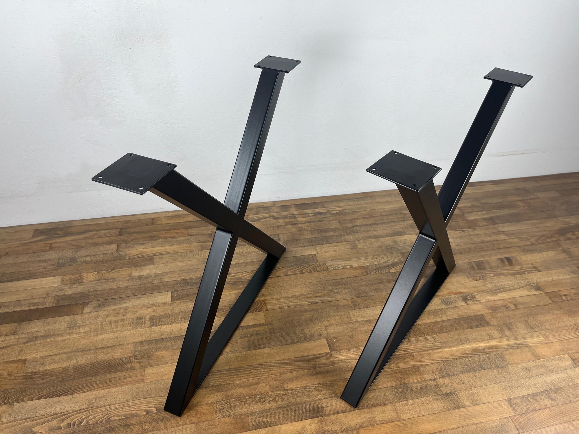 28" X-Frame Steel Table Legs, 28" Base Width, Set(2)