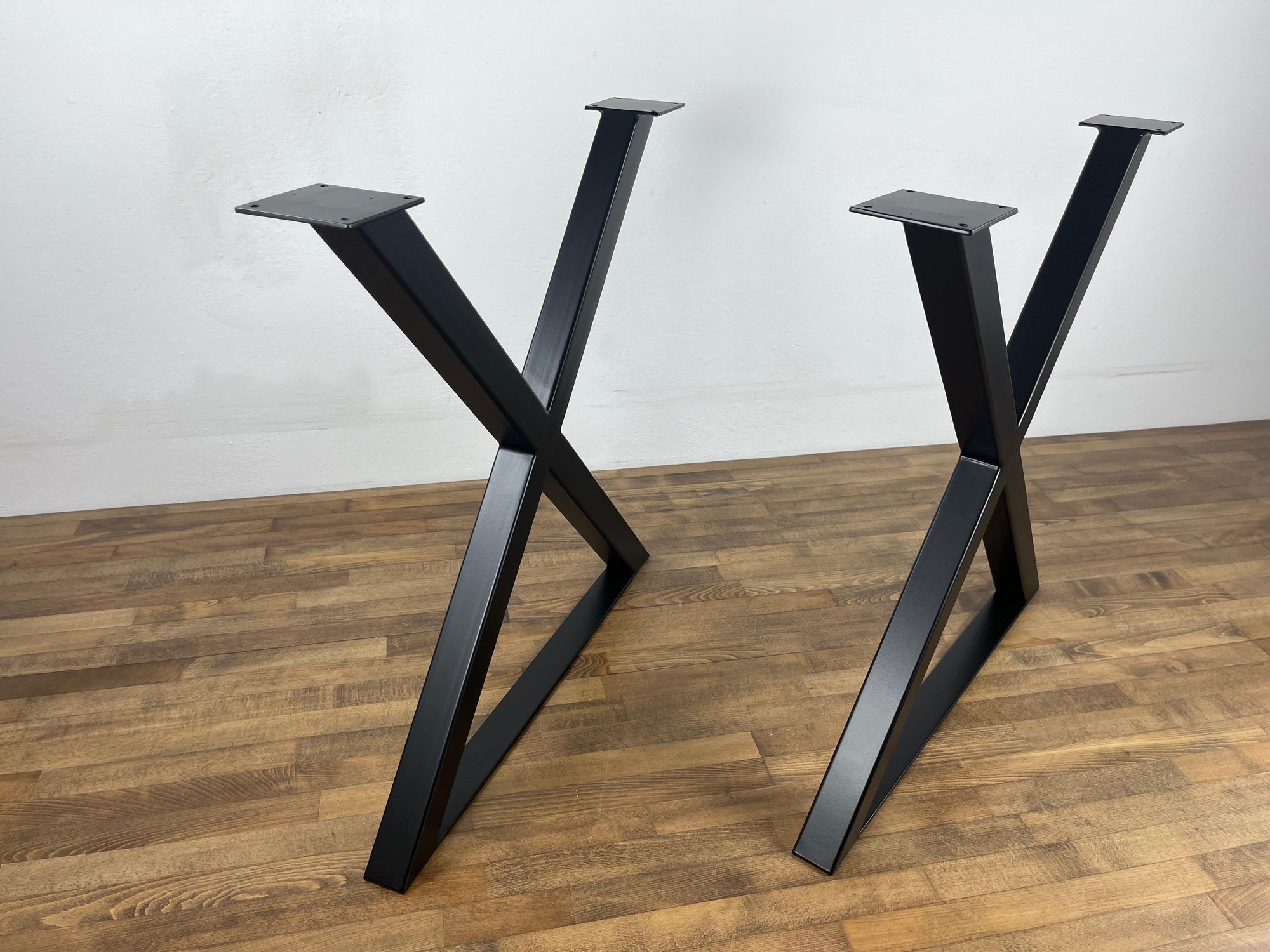 28" X-Frame Steel Table Legs, 28" Base Width, Set(2)