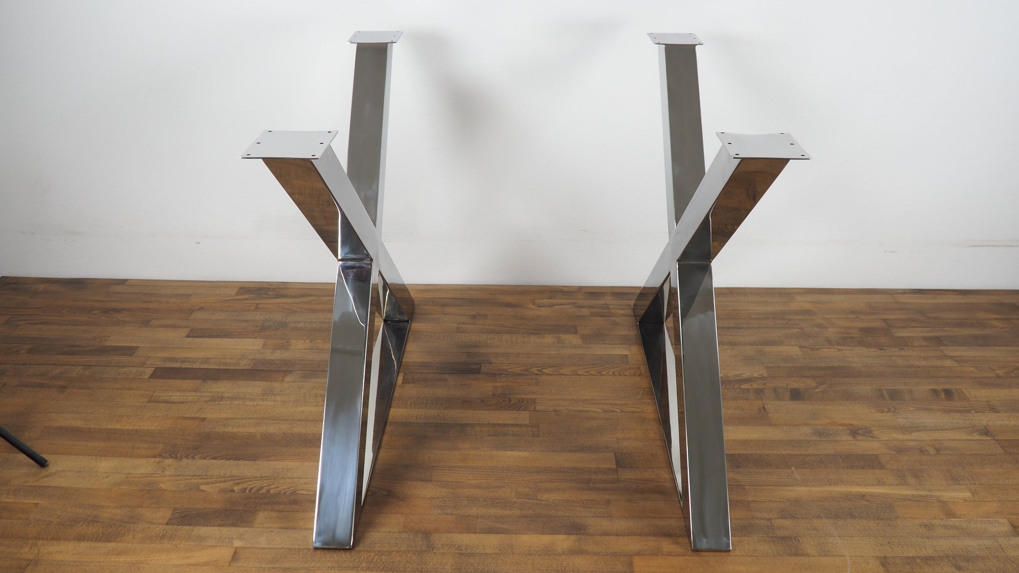 28" X Frame Table Legs, Base Width 35" , Height 26" To 32" Set(2)