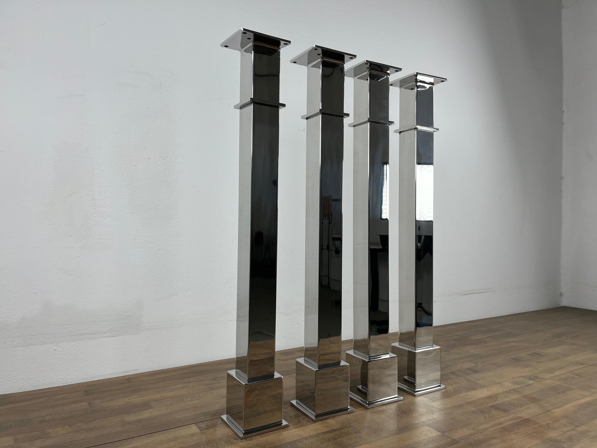 Stainless Steel Modern Counter & Kitchen Island Leg | ZAZADIN POST ( Set of 2 )