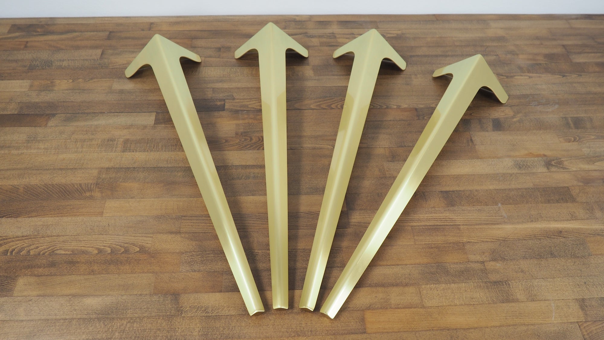 28" Wings Brass Table Legs, Height 26" 32" Set(4)