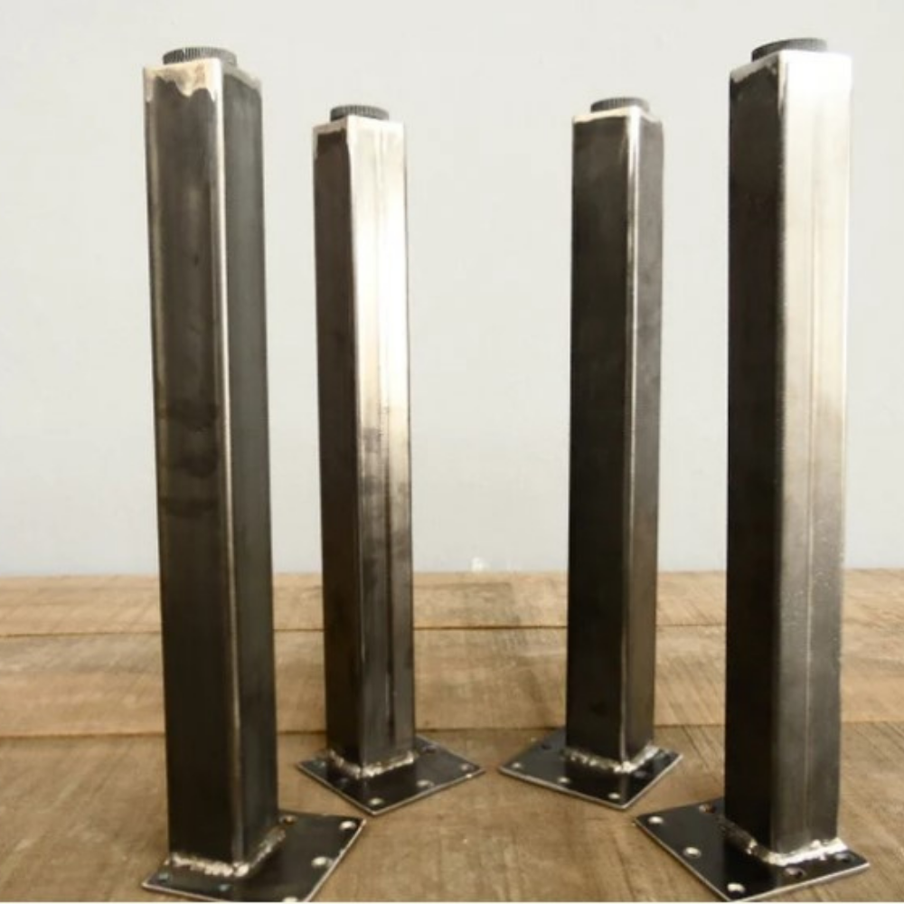 Counter Table Legs , 35” Steel BigPost Table Legs - A set of 4 legs