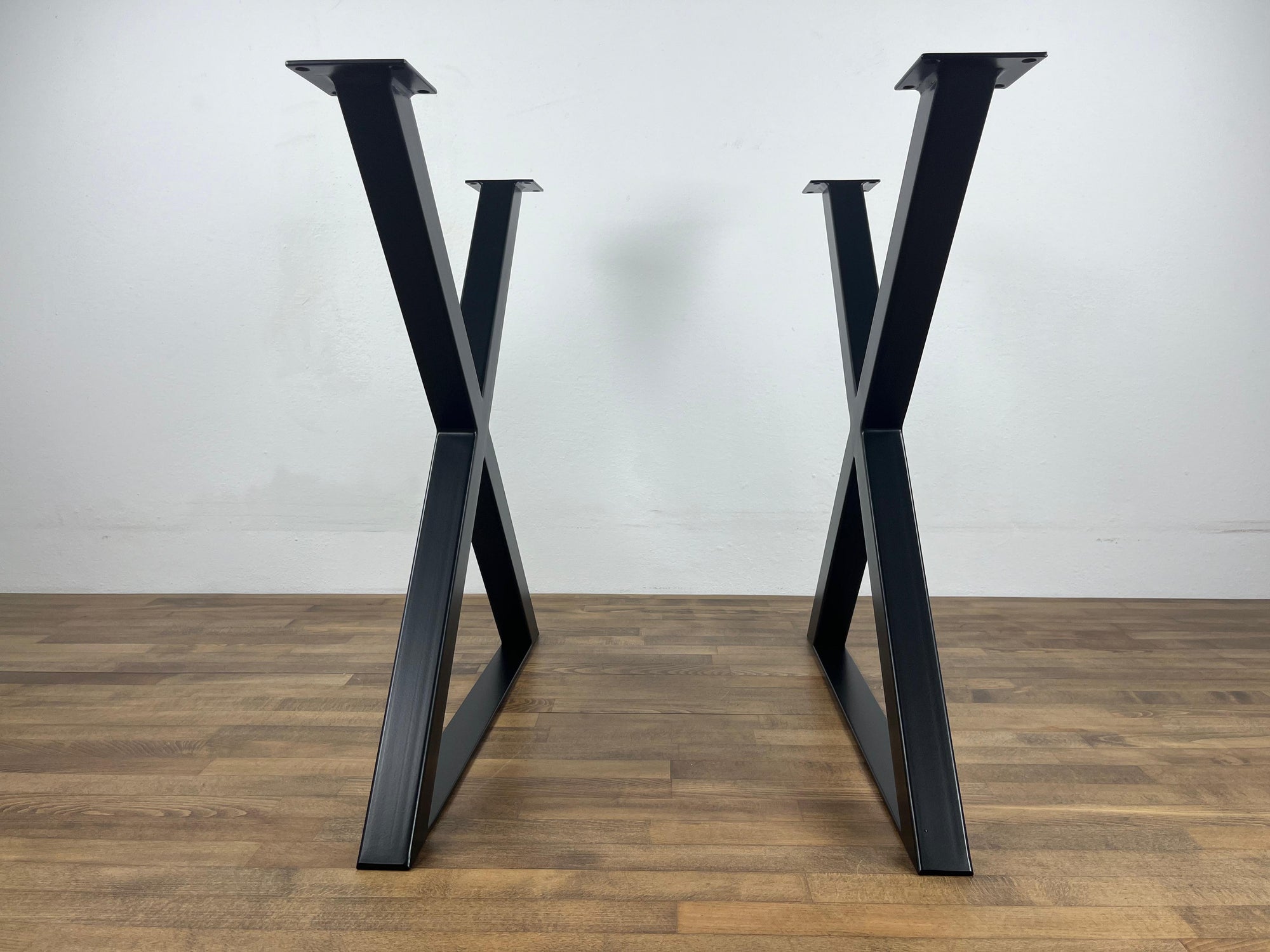 28" X-Frame Steel Table Legs, 28" Base Width, Set(2)