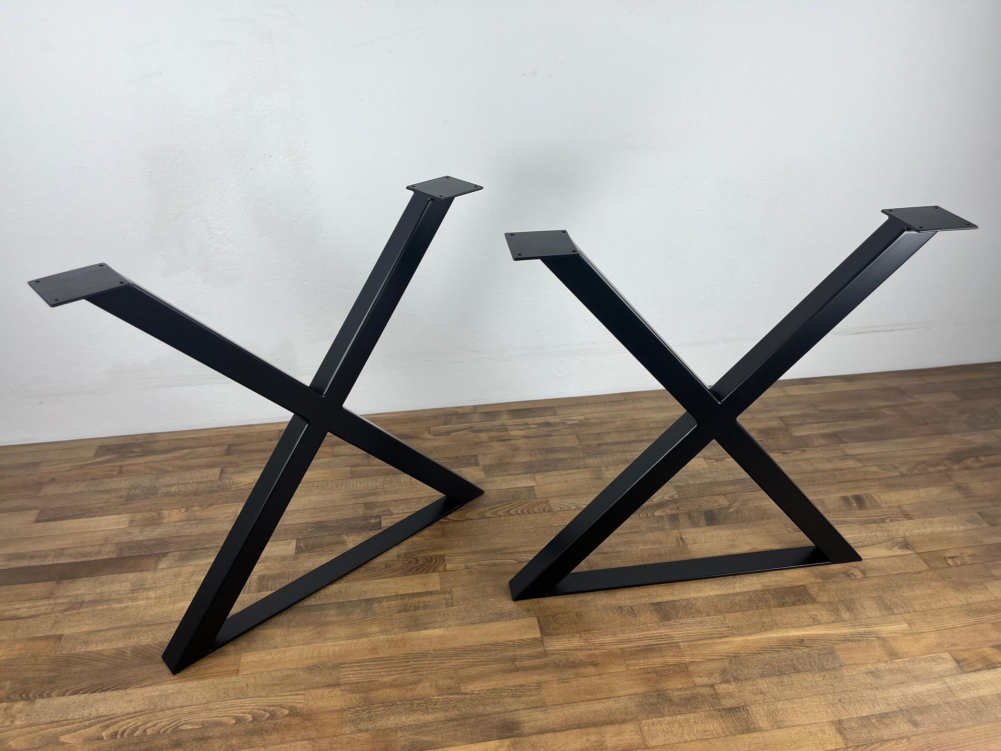 28" X-Frame Steel Table Legs, 28" Base Width, Set(2)