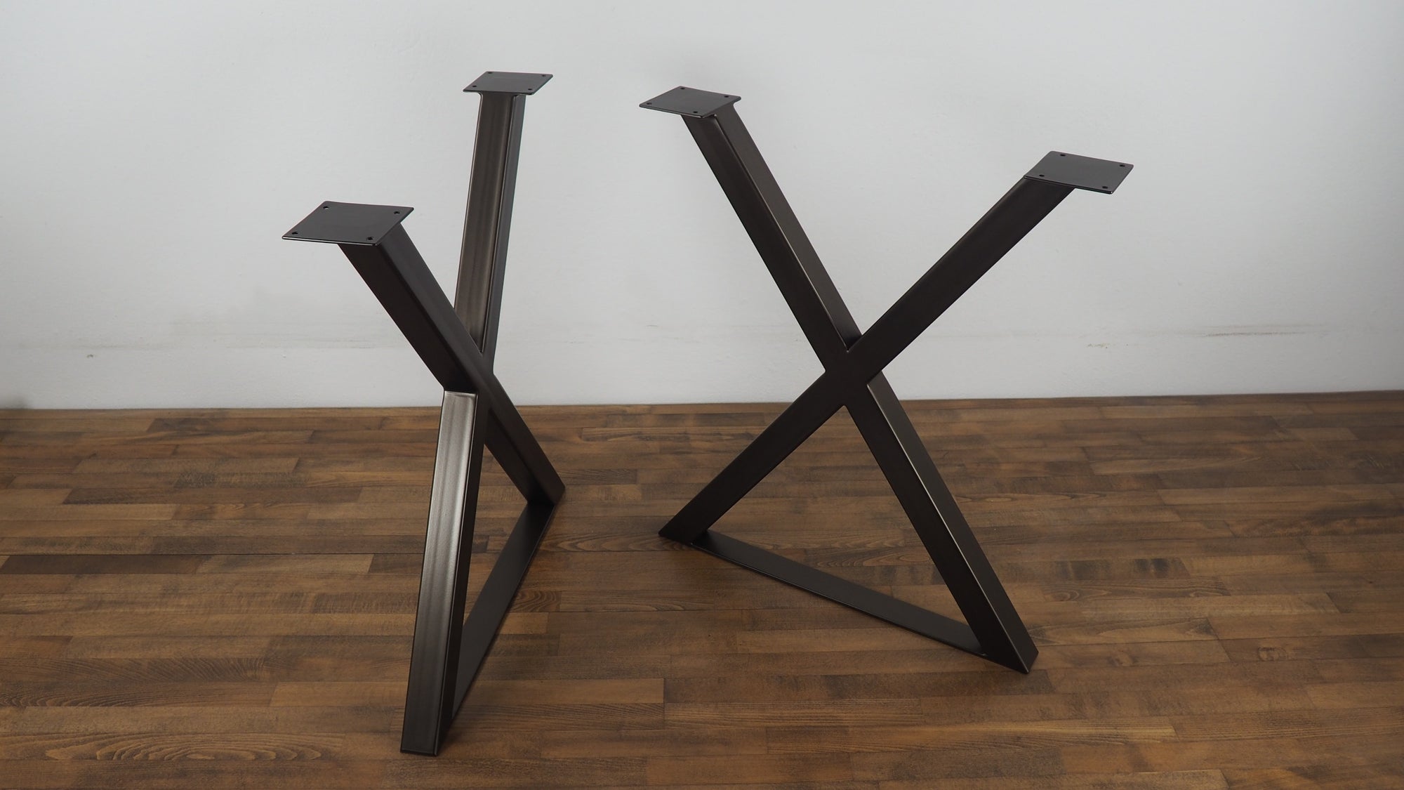 28" X Frame Steel Table Legs, 20" Base Width-Set(2)