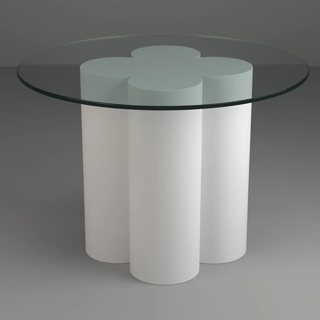 Custom Handmade Pedestal Clover Cylinder Steel Base| 4YAPRAK