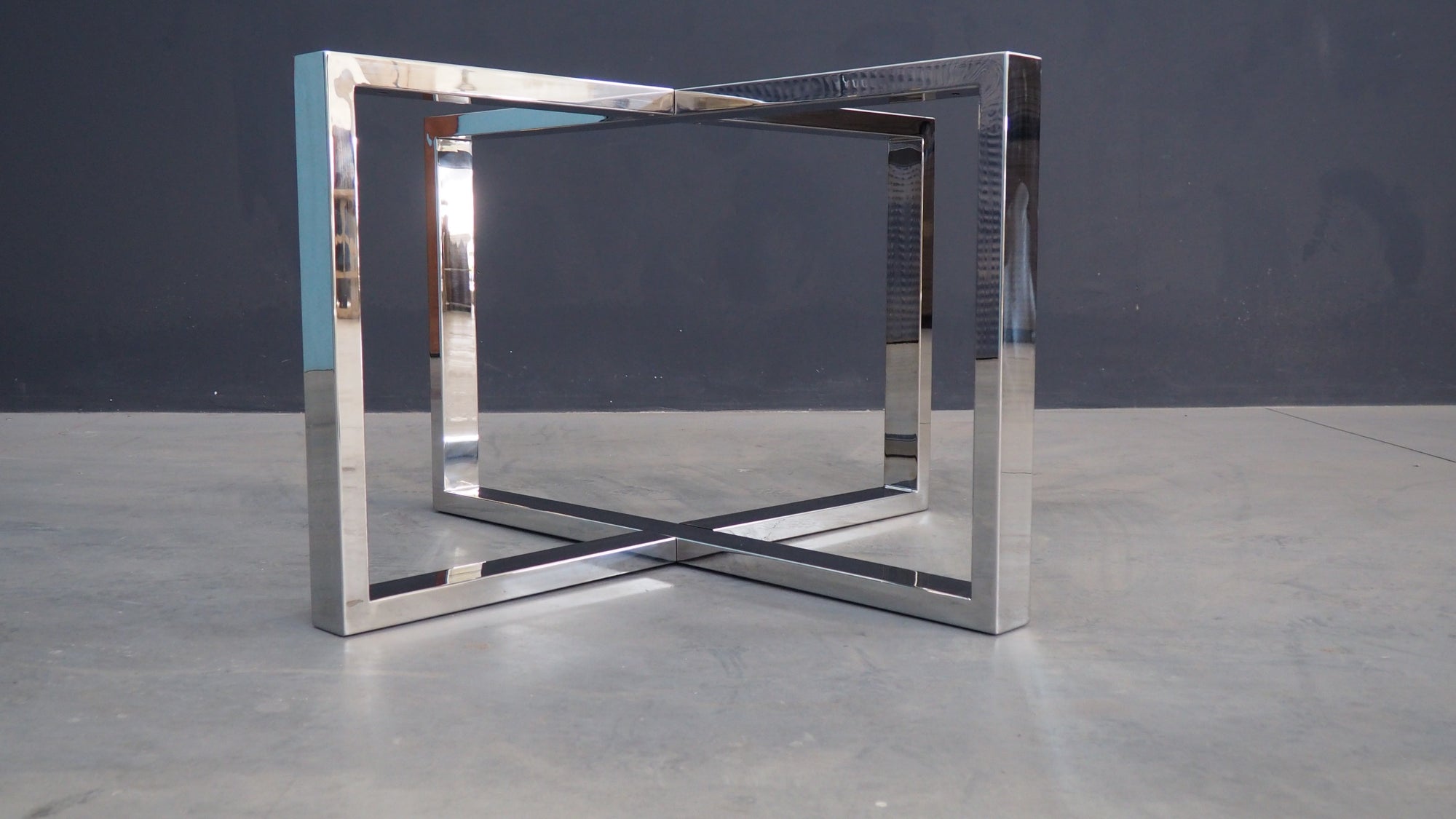 Stainless Steel Round Frame Base for 72” Round Tables