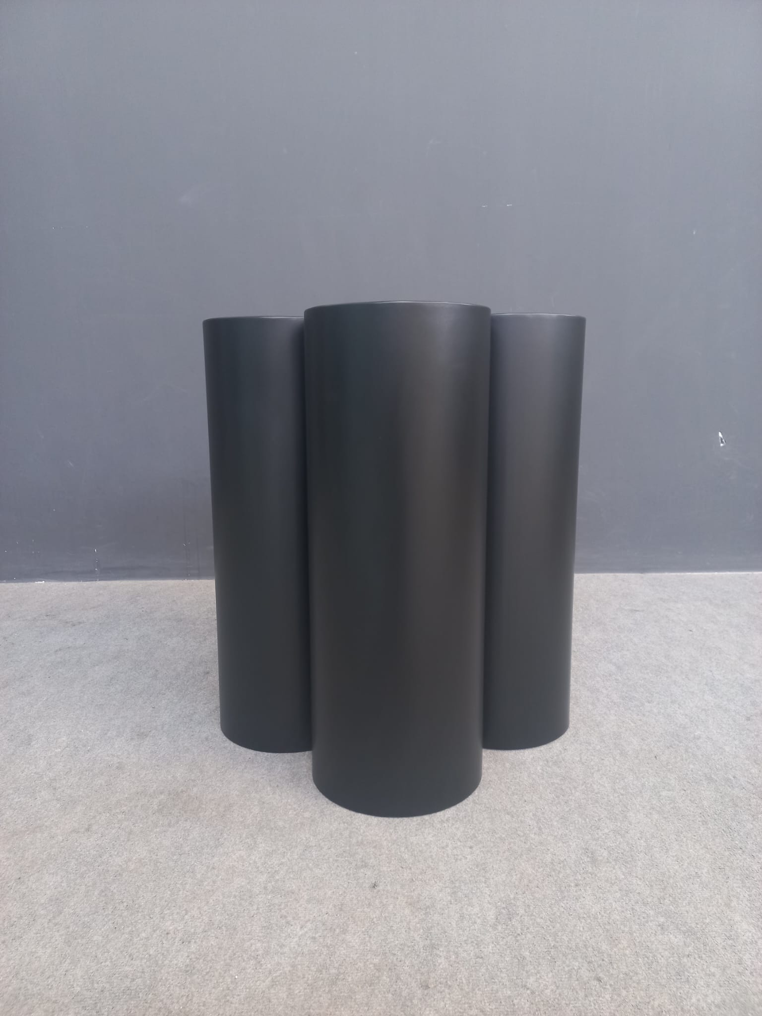 Custom Handmade Pedestal Clover Cylinder Steel Base| 4YAPRAK