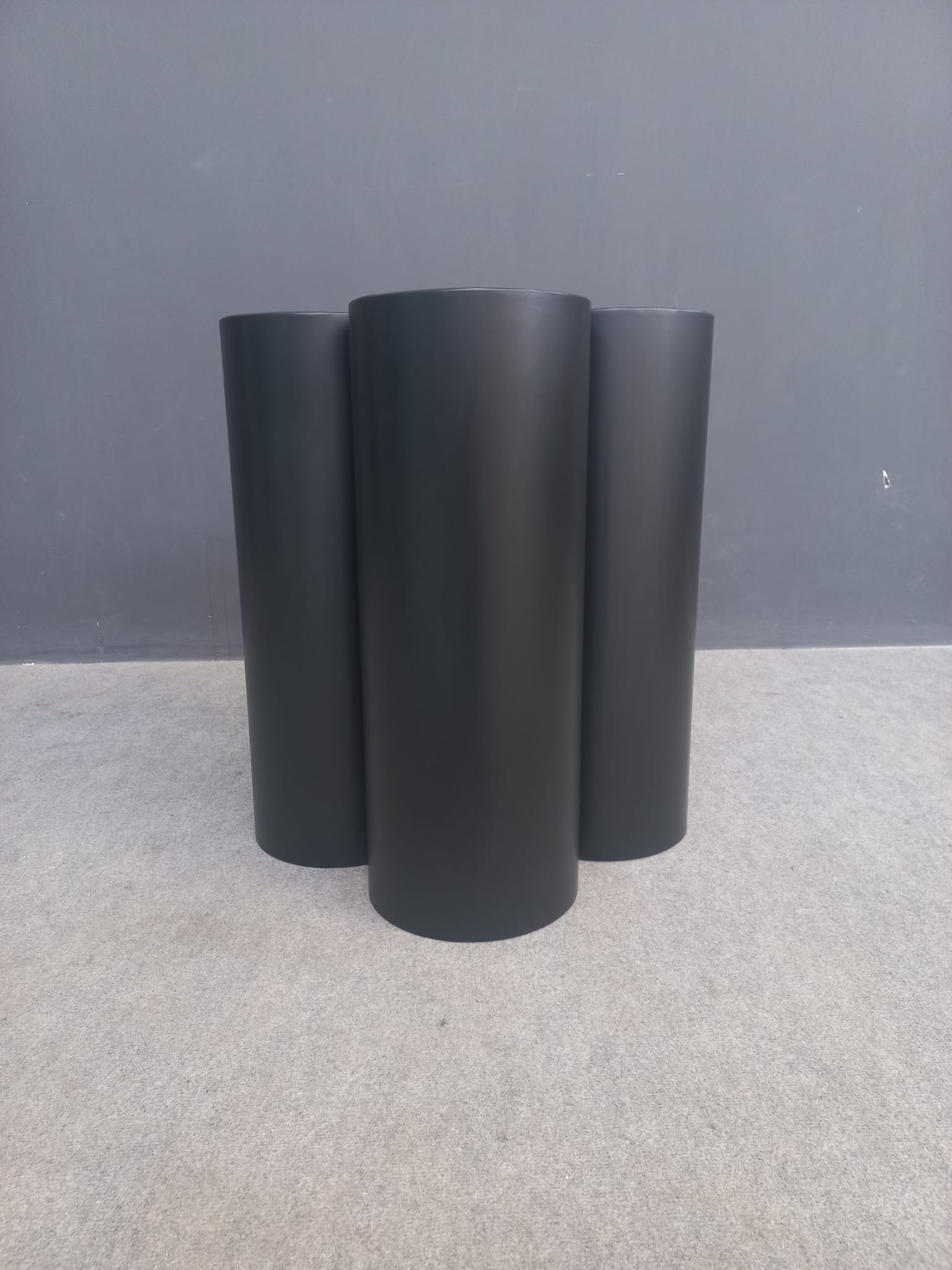 Custom Handmade Pedestal Clover Cylinder Steel Base| 4YAPRAK