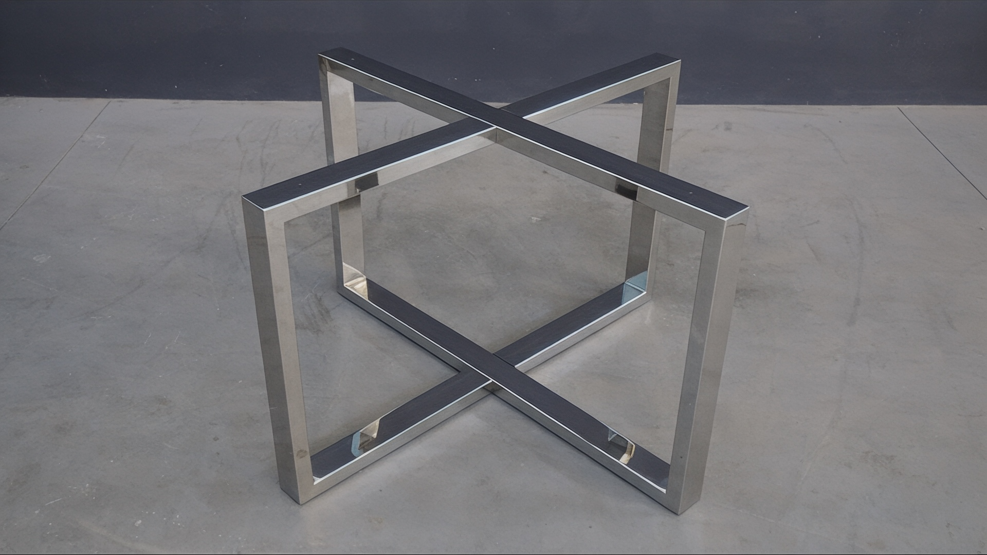Stainless Steel Round Frame Base for 72” Round Tables