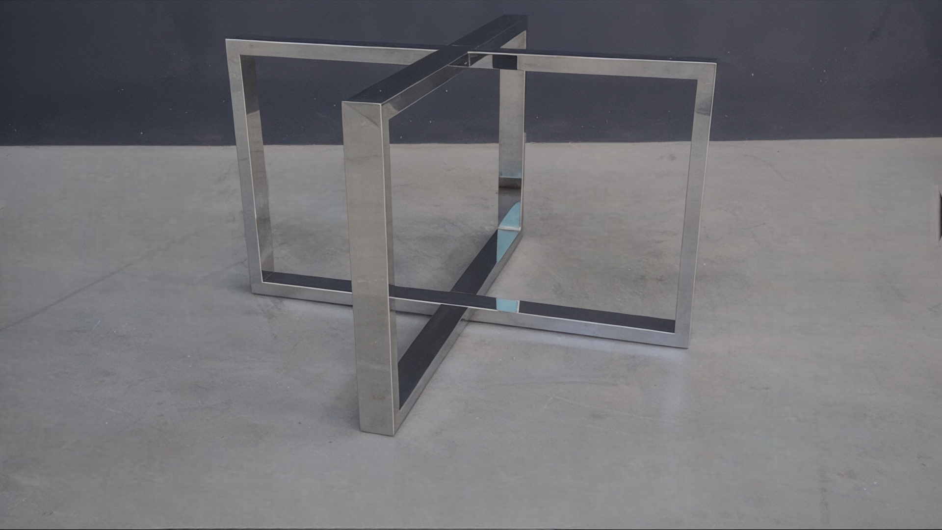 Stainless Steel Round Frame Base for 72” Round Tables