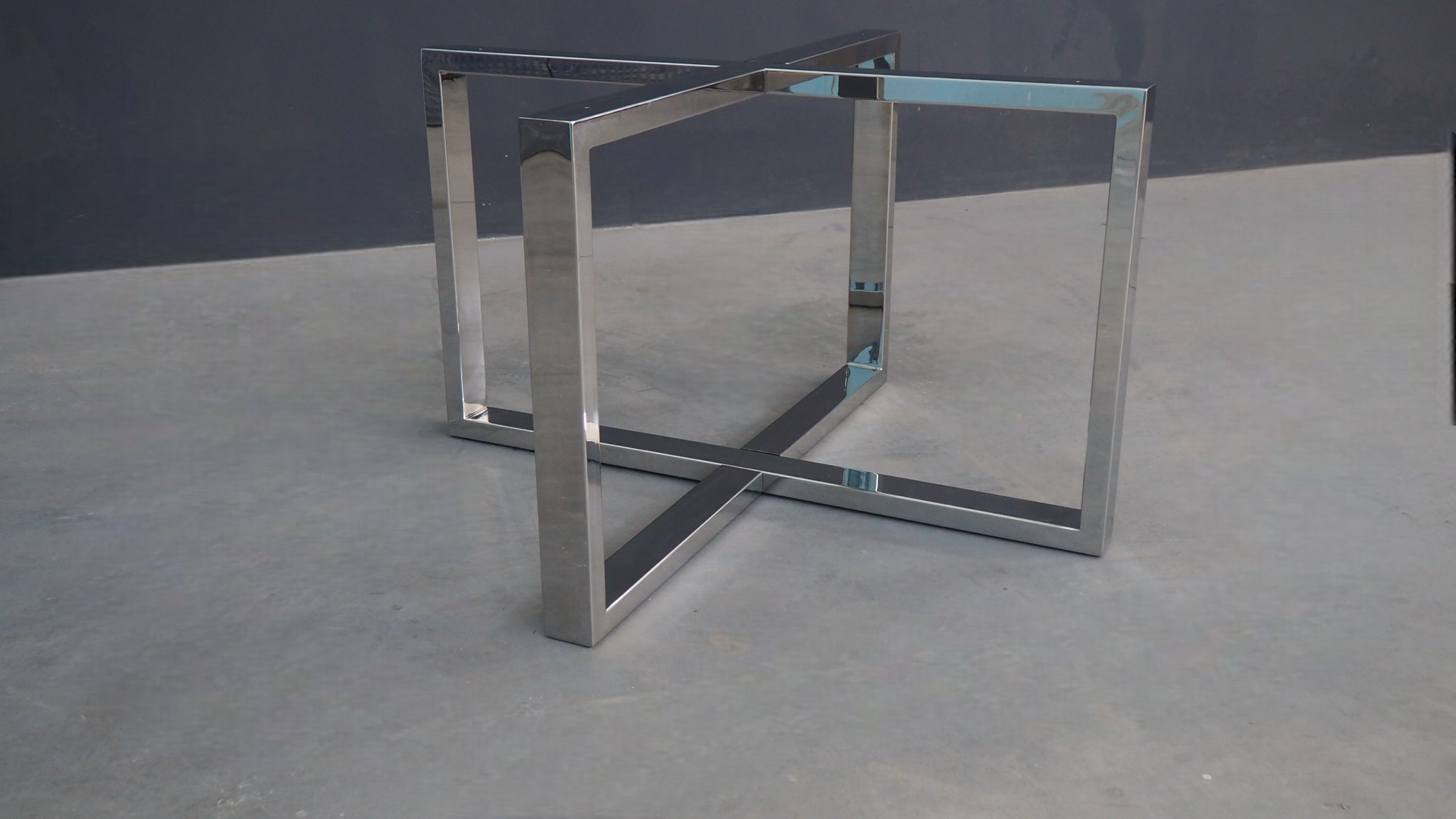 Stainless Steel Round Frame Base for 72” Round Tables