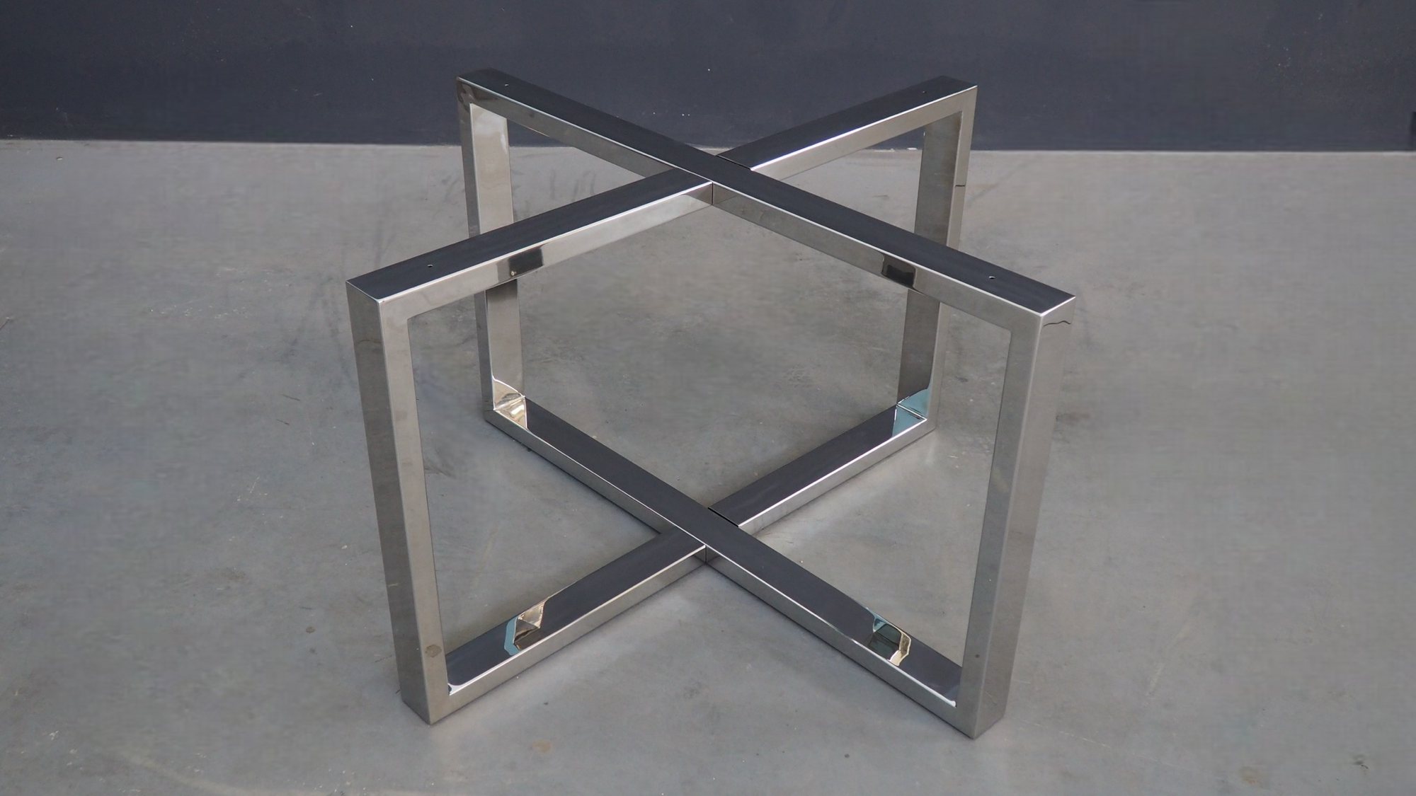 Stainless Steel Round Frame Base for 72” Round Tables