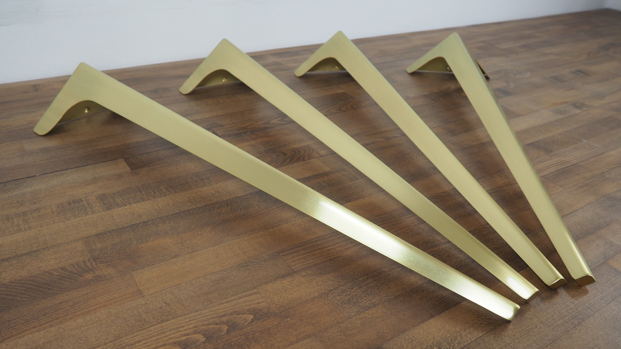 28" Wings Brass Table Legs, Height 26" 32" Set(4)