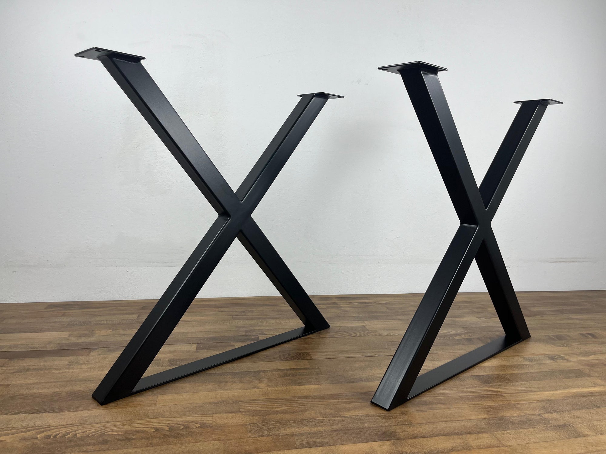 28" X-Frame Steel Table Legs, 28" Base Width, Set(2)