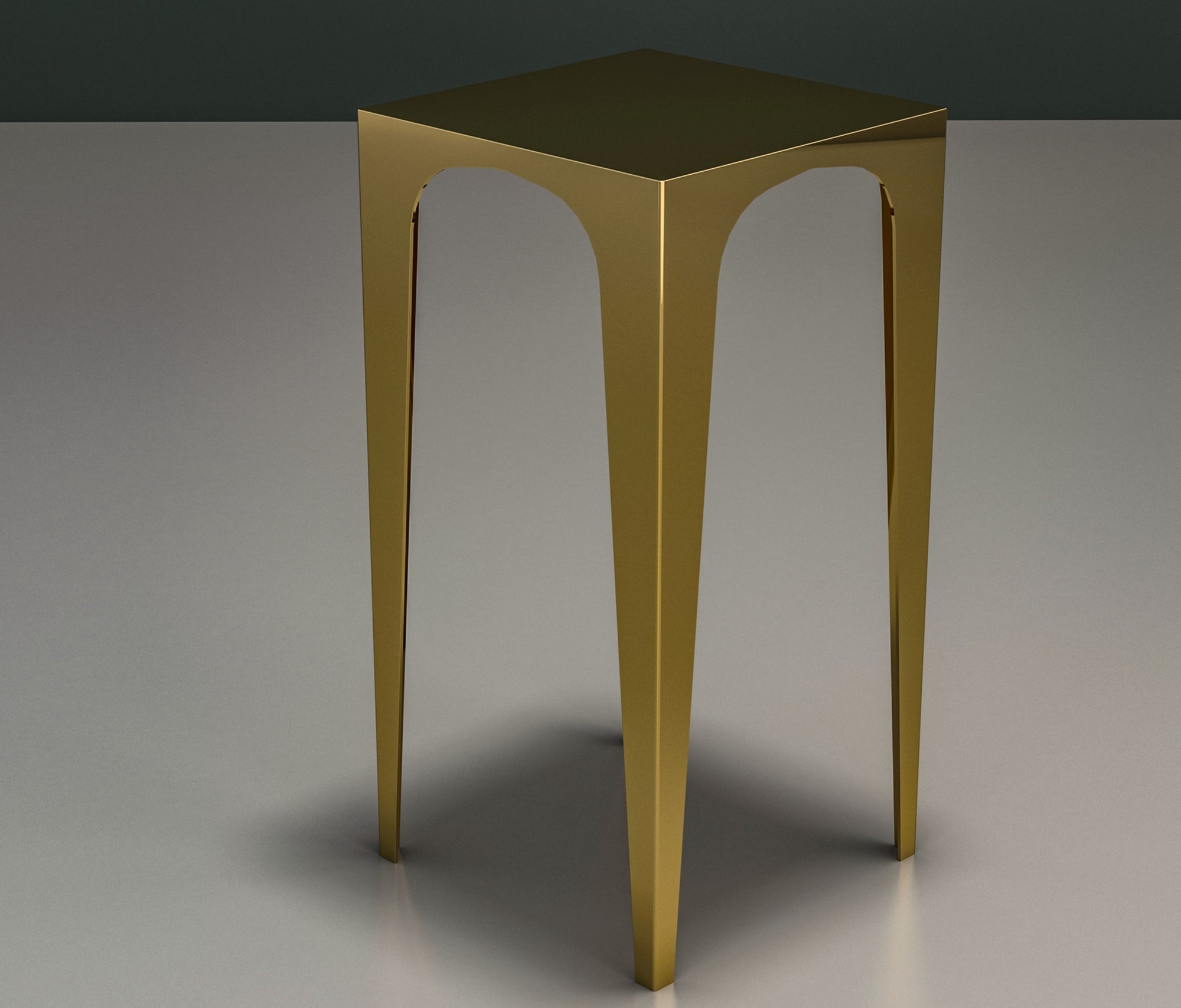 Brass leg cheap side table