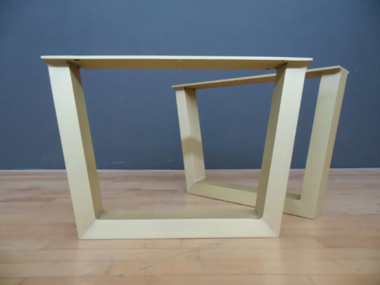 Brass Table Legs| Coffee Table Legs | Bench Legs | Furniture Legs | 16” Trapezoid 20'' Widht  Table Legs