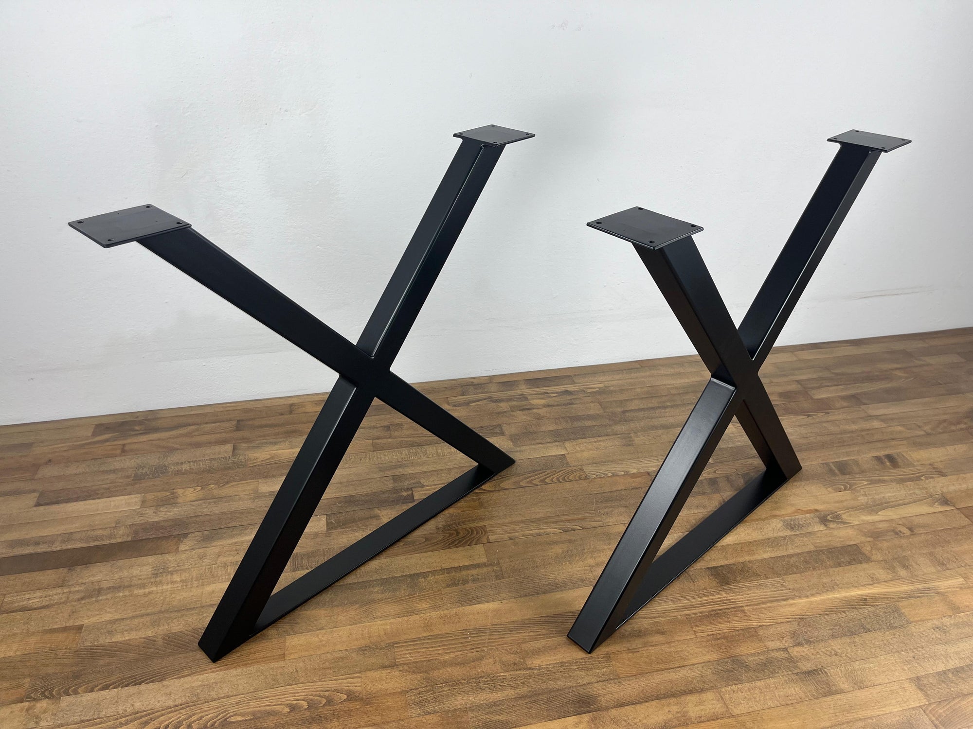 28" X-Frame Steel Table Legs, 28" Base Width, Set(2)