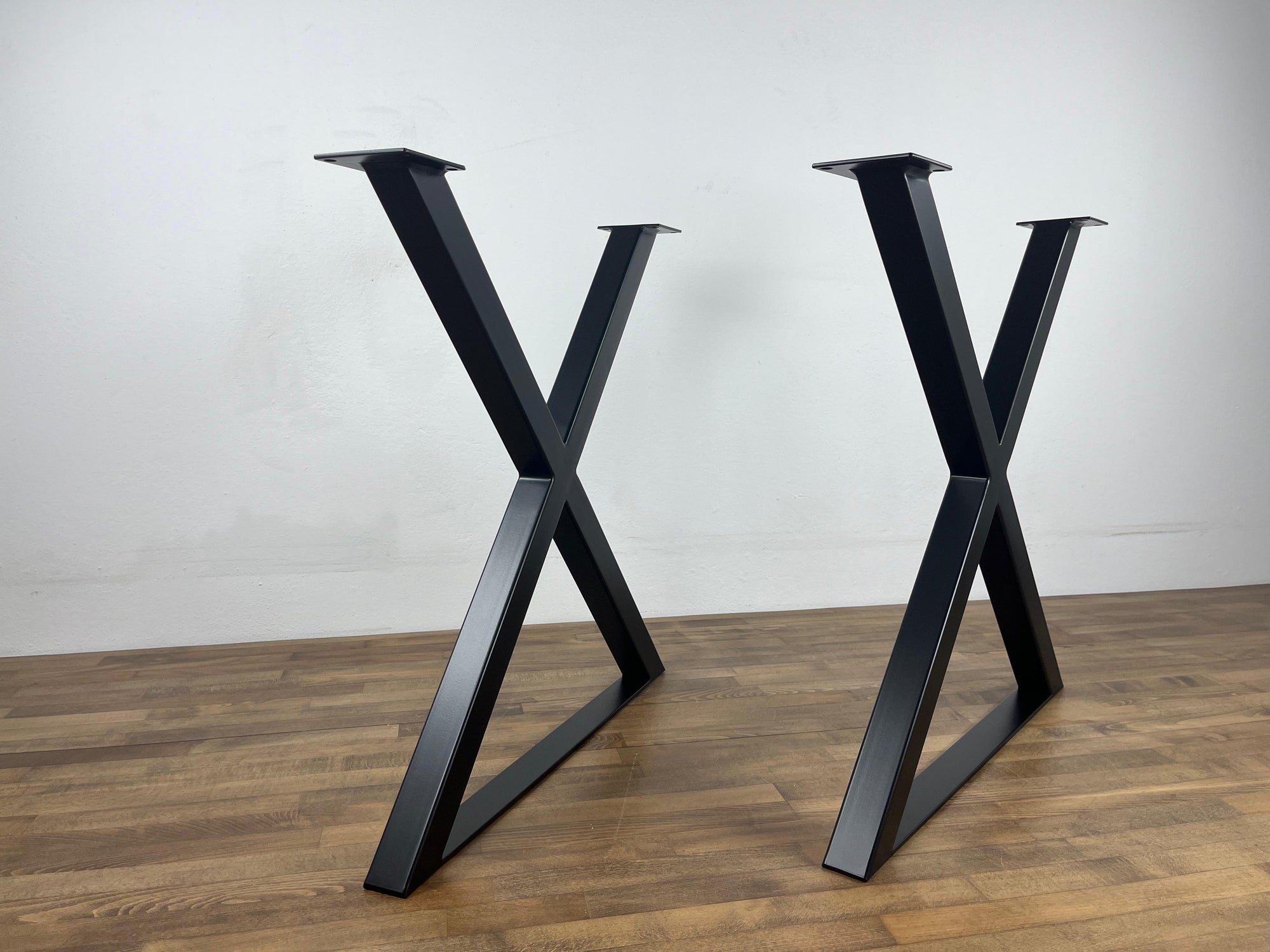 28" X-Frame Steel Table Legs, 28" Base Width, Set(2)
