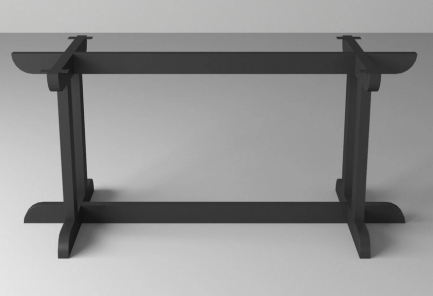 Metal Table Base, ALTAR Steel Table Base ,28” H x 28