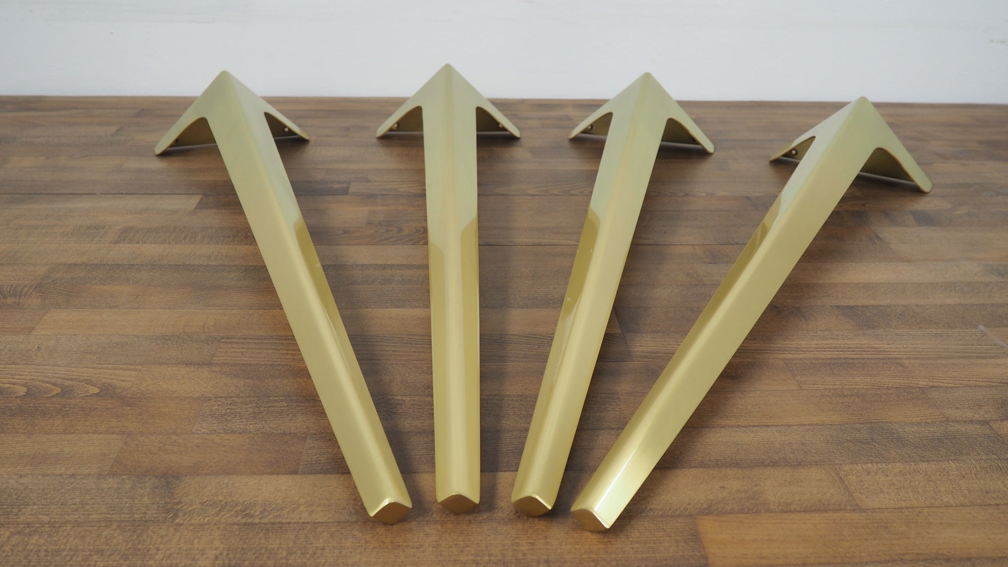 28" Wings Brass Table Legs, Height 26" 32" Set(4)