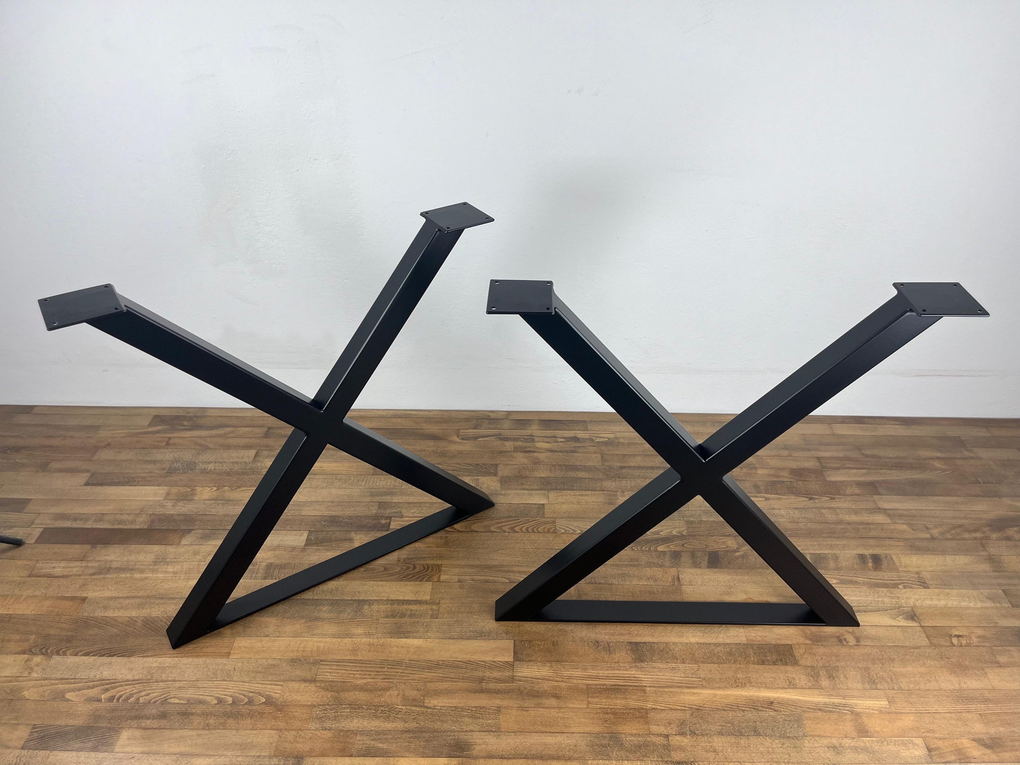 28" X-Frame Steel Table Legs, 28" Base Width, Set(2)