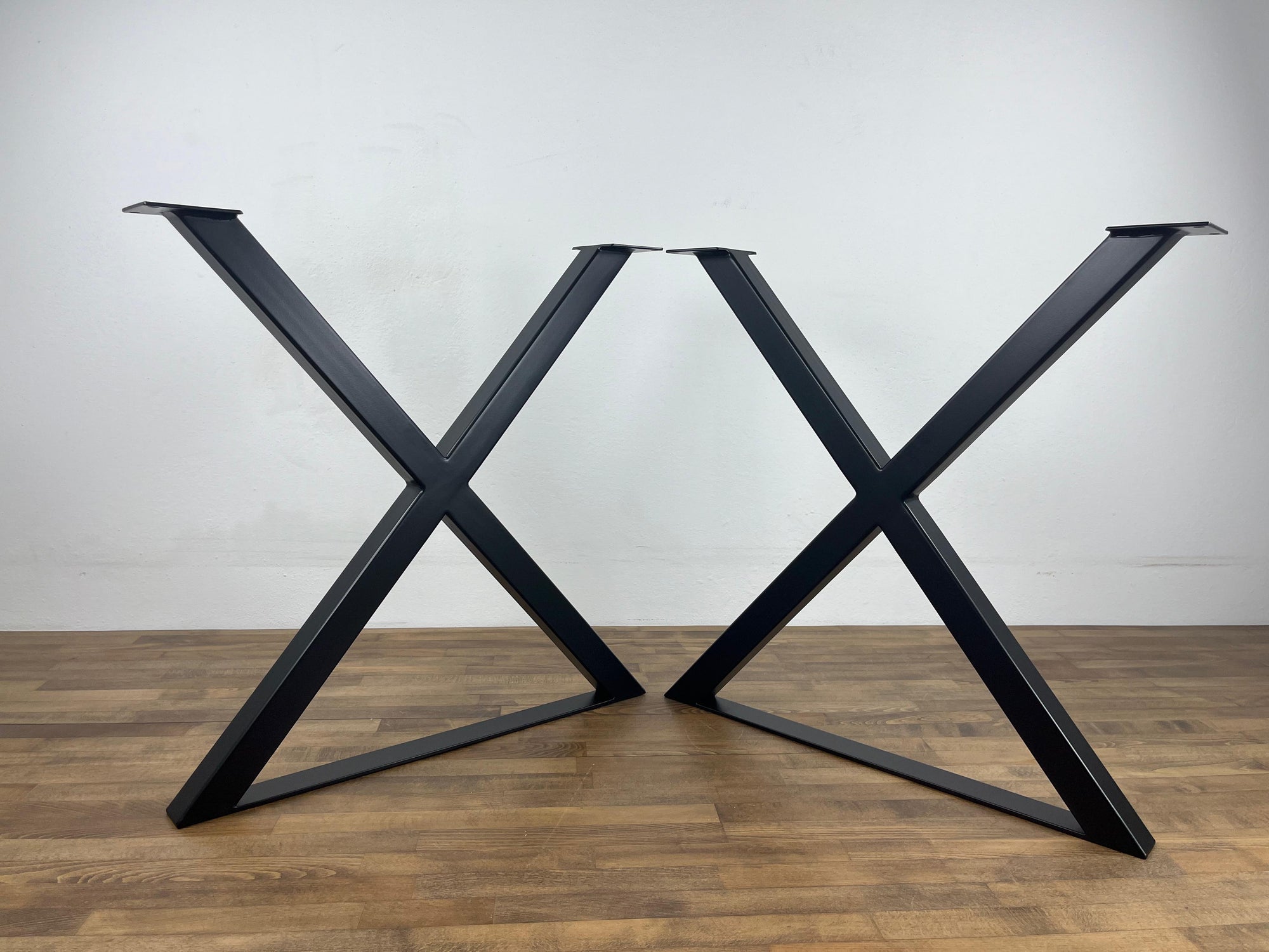 28" X-Frame Steel Table Legs, 28" Base Width, Set(2)