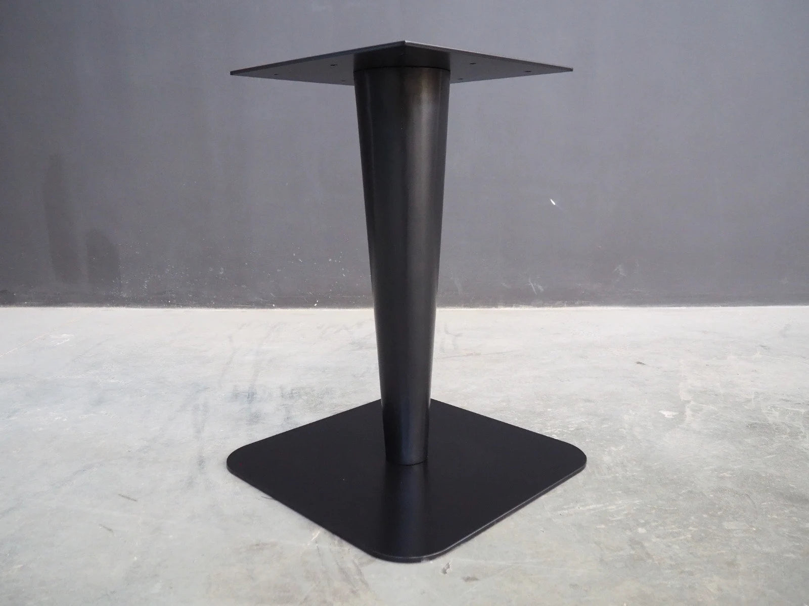 Steel Table Base , 28" Table Pedestal , GOLDEN HORN by Balasagun