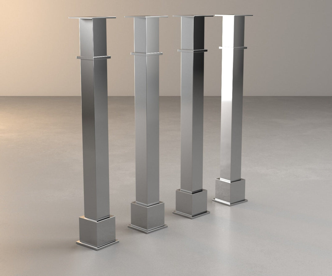 Stainless Steel Modern Counter & Kitchen Island Leg | ZAZADIN POST ( S ...