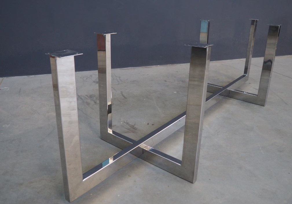 Stainless Steel Dining Table Stainless Steel Dining Table With Wood