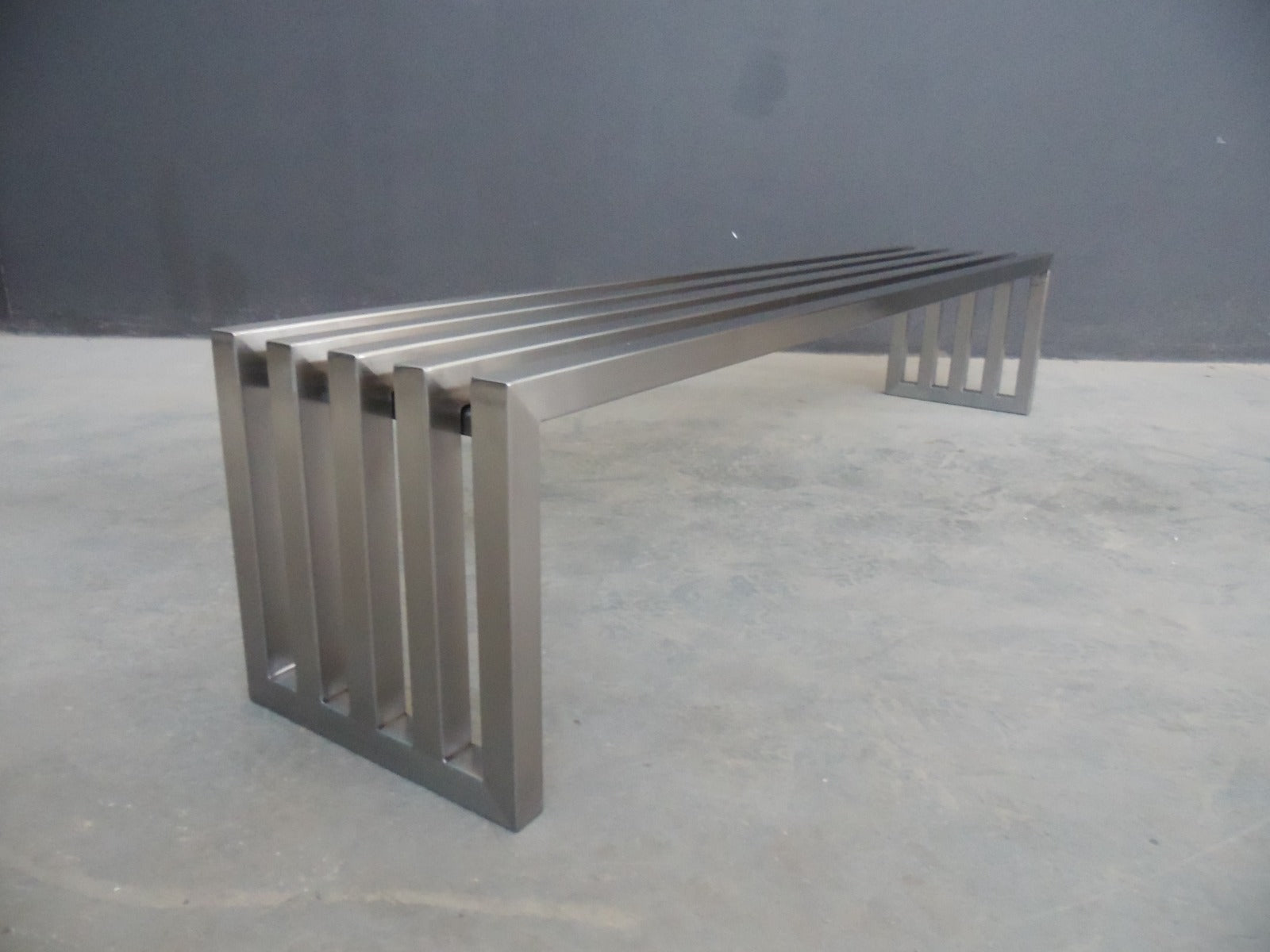 Indoor & Outdoor Stainless Steel UZUN BENCH  | CUSTOM Made Bench for Living Rooms ,Patios,Porches