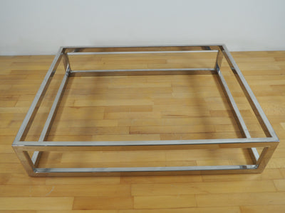 stainless steel rectangular coffee table base 