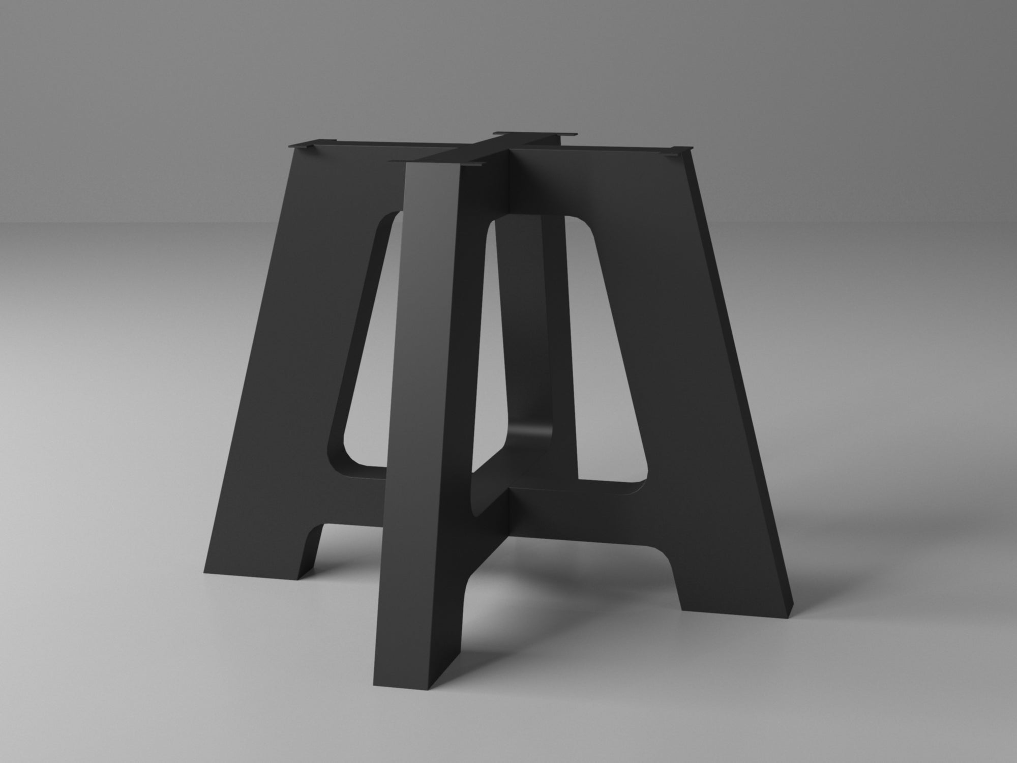 Round Metal Table Base For Heavy Table Tops | KALE