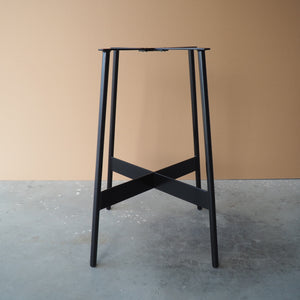 modern and sturdy steel bar height table base 
