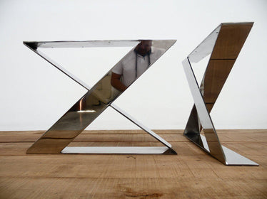 stainless steel coffee table legs 