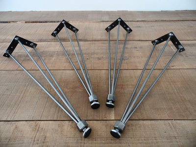 16"  3-pin-nuts Table Legs, Height 12" - 16" Set(4)