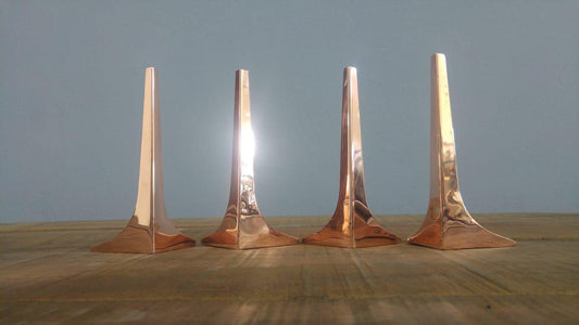 copper coffee table legs
