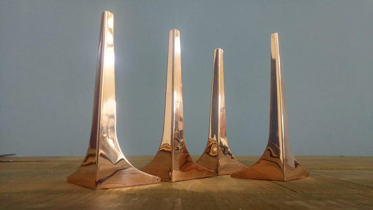 copper table legs