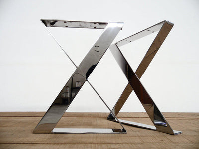 Stainless steel coffee table legs 