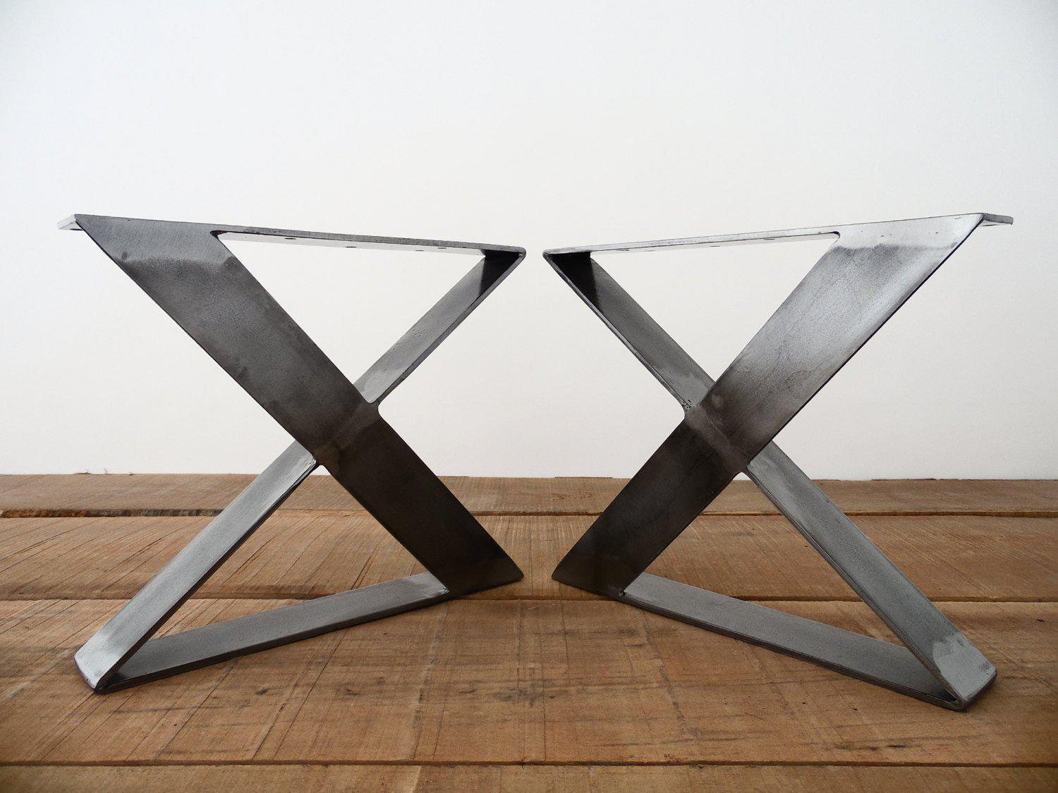 modern bench legs steel 