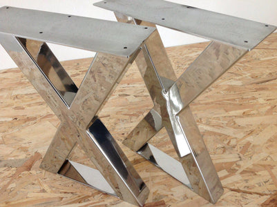 stainless steel coffee table legs 