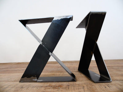 Modern steel table legs 