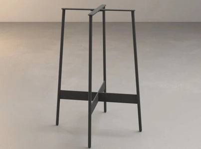 sturdy stylish steel bar height table 