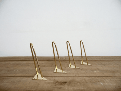 brass hairpin legs 