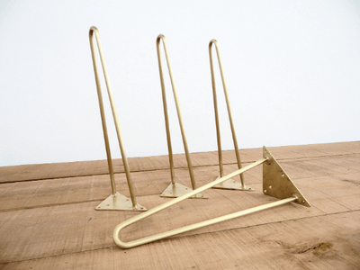 brass hairpin legs