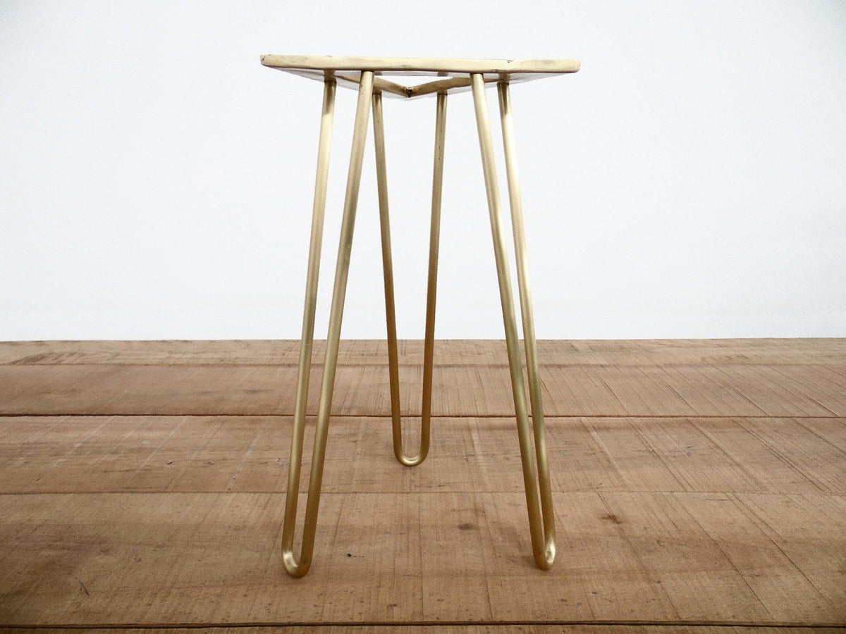 22" Brass Table Legs Tripod balasagun