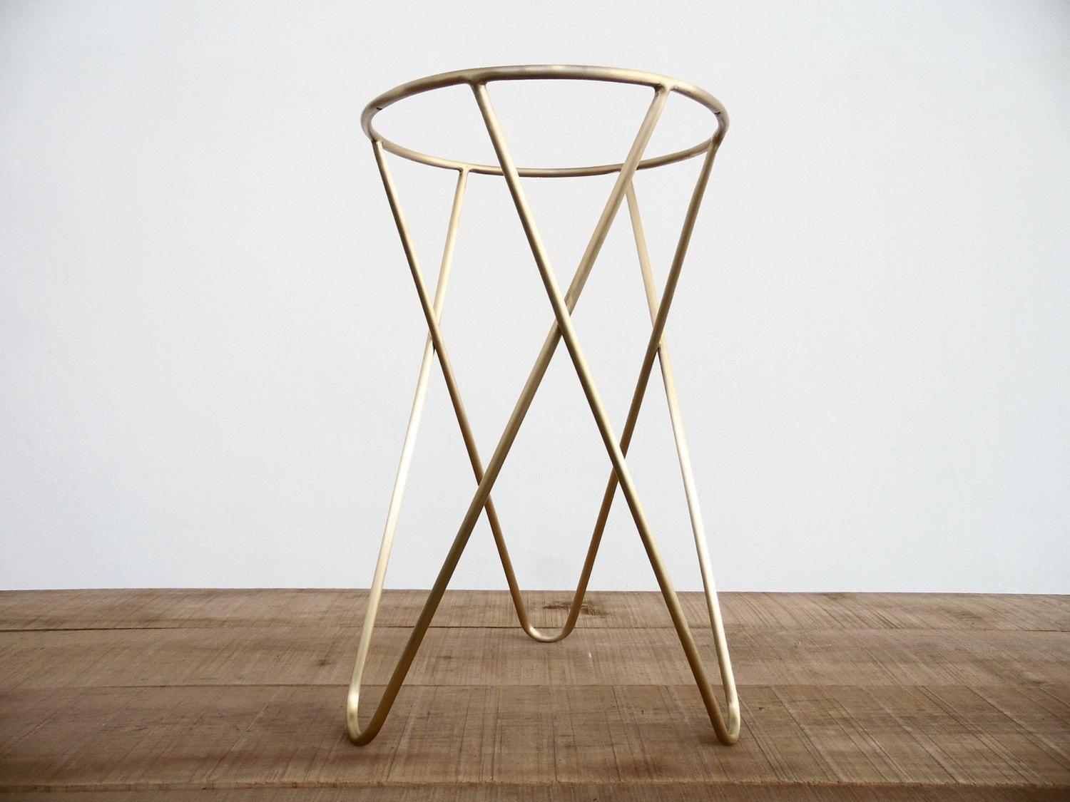 Brass sales table leg