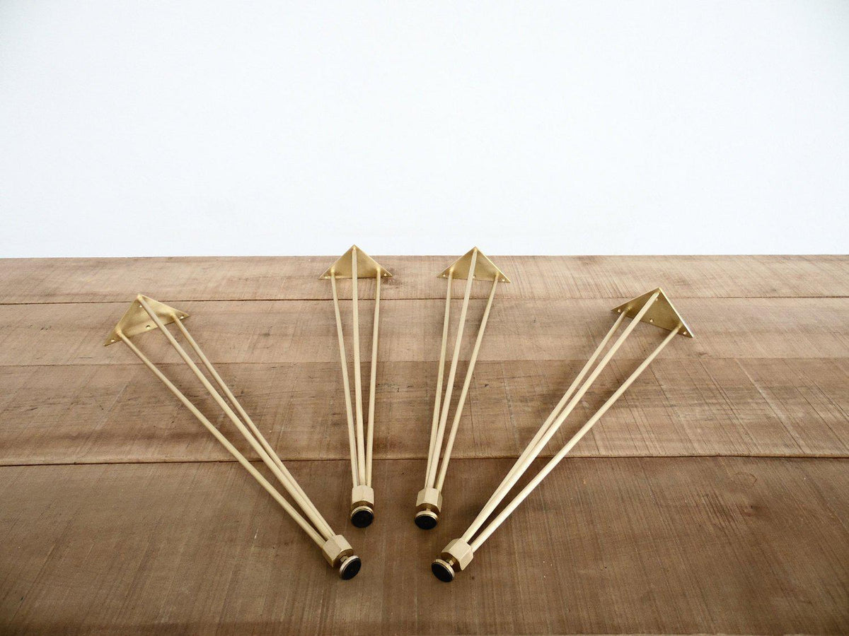 Brass hairpin table legs online 