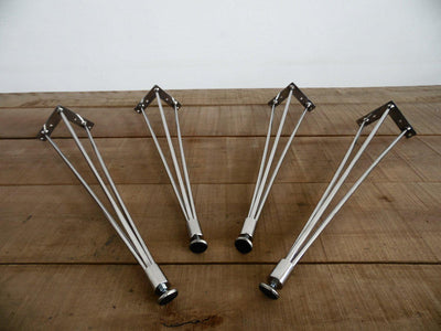 28"  3-pins-s Table Legs,stainless Steel, Height 26" To 32" Set(4)